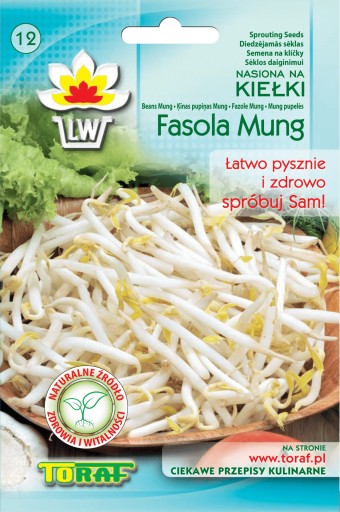 MUNG FAZUĽA NA KLÍČKY 50G RAŠELINOVÉ SEMIENKY NA KLÍČKY
