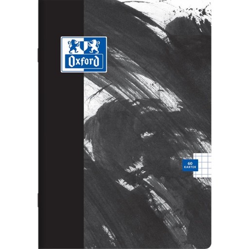 Oxford Paint kockovaný notebook A4 60 listov Mix