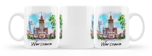 Varšavský hrnček. Palác kultúry a vedy na pohári.