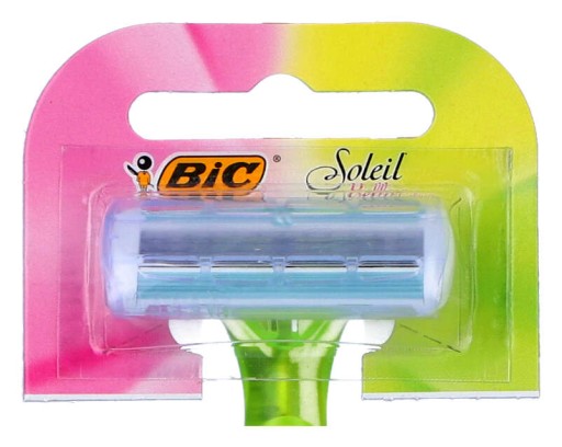 Opätovne použiteľný holiaci strojček 4 ČEPEĽKY Bic Soleil Bella Colors 1 ks.