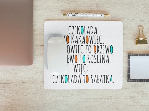 Vtipná podložka pod myš CHOCOLATE memes