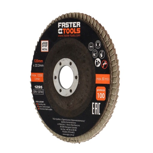 EGA DRAUMET Kotúč klapkový 125mm gr.100