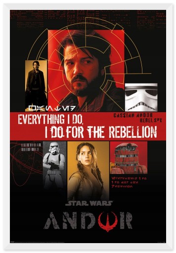 Plagát Star Wars Andor For The Rebellion 61x91,5cm