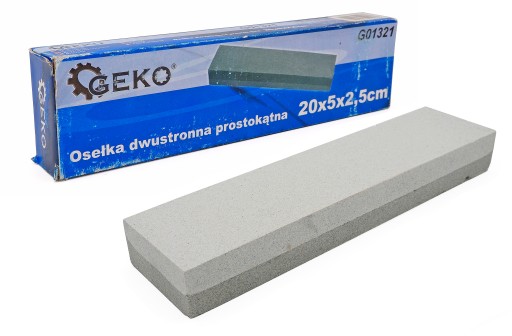 Brúsik obojstranný obdĺžnikový 20x5x2,5cm GEKO G013