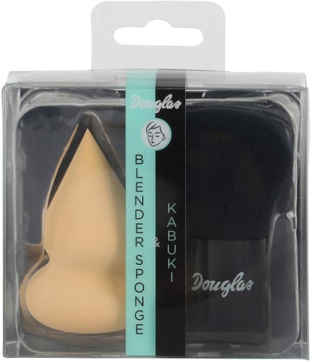 DOUGLAS SPONGE BLENDER KABUKI SET KEFY