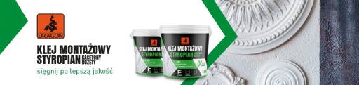 MONTÁŽNE LEPIDLO STYROPENOVÉ KAZETY 280 ML DRAGON