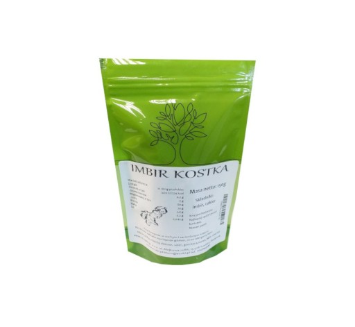 KANDIDOVANÝ ZÁZVOR SUŠENÁ KOCKA 150g ECOBI