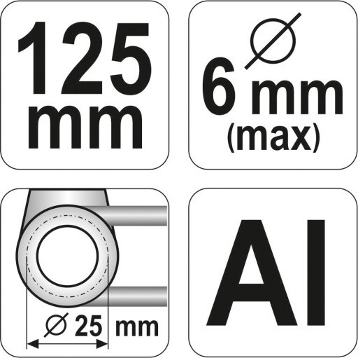 Ohýbačka brzdových rúrok 6mm YATO YT-0813