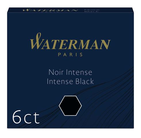 WATERMAN International čierne náplne do pera A'6