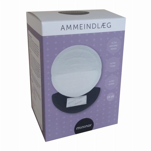 Dojčiace podložky 24 ks Black / Mininor
