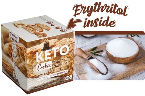 KETO COOKIE Orechy Mandle Kešu oriešky