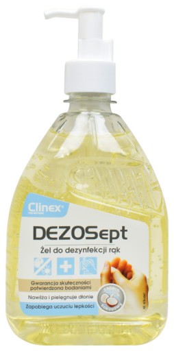 Clinex DEZOSept dezinfekčný gél na ruky s pumpičkou