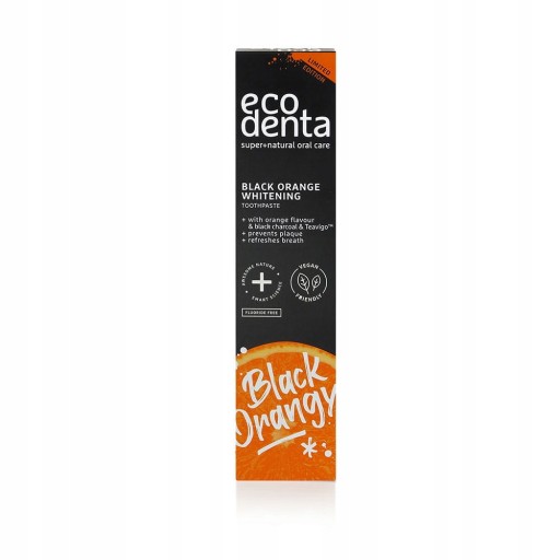 Bieliaca zubná pasta bez fluoridu Black Orange Ecodenta 100ml