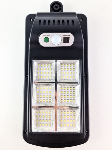 SOLÁRNA LAMPA SENZOR POHYBU DIAĽKOVÉ OVLÁDANIE IP65 120 LED 3 REŽIMY SVETLA VÝKONNÝ