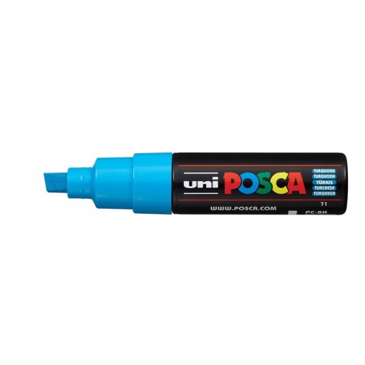 ZNAČOVAČ s UNI POSCA PC-8K TYRKYSOVOU farbou