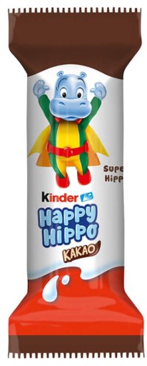 Kinder Happy Hippo Kakaové tyčinky 5 x 20,7g DE hrošie oblátky