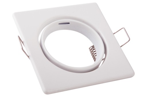 LED SET GU10 1,5W halogénové svietidlo, BIELE Štvorcové
