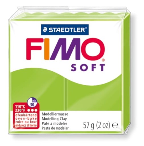 MODELINA FIMO SOFT, farba jablkovo zelená - 50