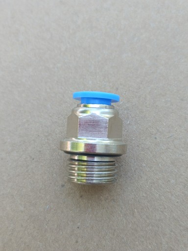 Priamy zásuvný pneumatický konektor fi 6mm závit 1/4