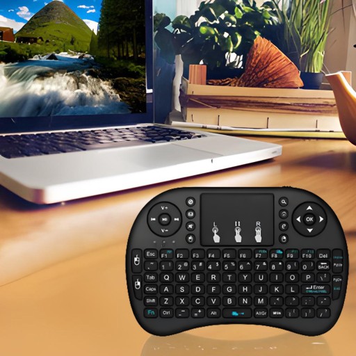 BEZDRÔTOVÁ KLÁVESNICA DOTYKOVÝ OVLÁDAČ S DIAĽKOU MYŠI PRE i8 SMART TV