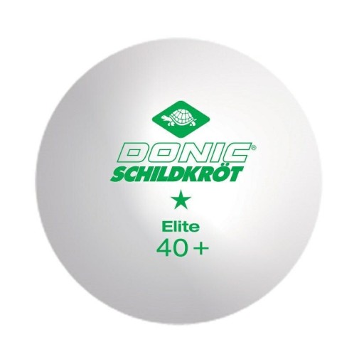 DONIC Elite loptičky na stolný tenis * Biela - 3 ks.
