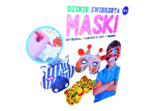 MASKA divokých zvierat MASKY si vyrobte sami