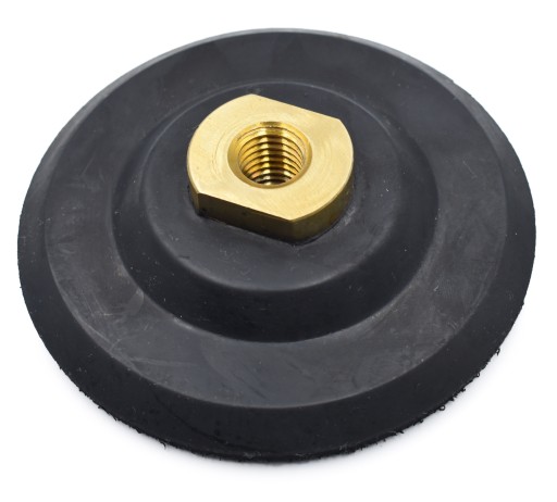 Gumový leštiaci kotúč na suchý zips 100mm M14 G78902 GEK