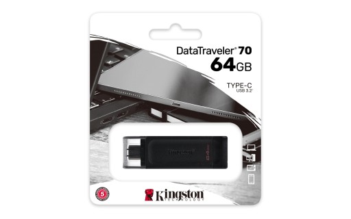 Pendrive KINGSTON DT70/64GB USB-C 3.2 Gen1