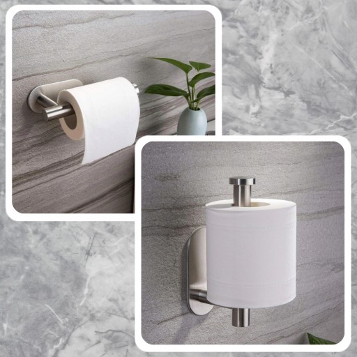 SAMOLEPIACI DRŽIAK NA TOALETNÝ PAPIER SILVER LOFT