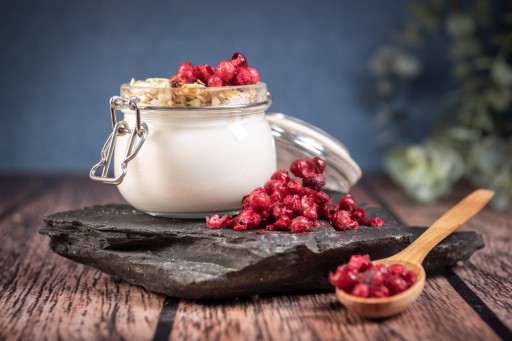 ČERVENÉ RYBÍDKY, SUŠENÉ mrazom, mrazom sušené ríbezle, celé ovocie, 50 g