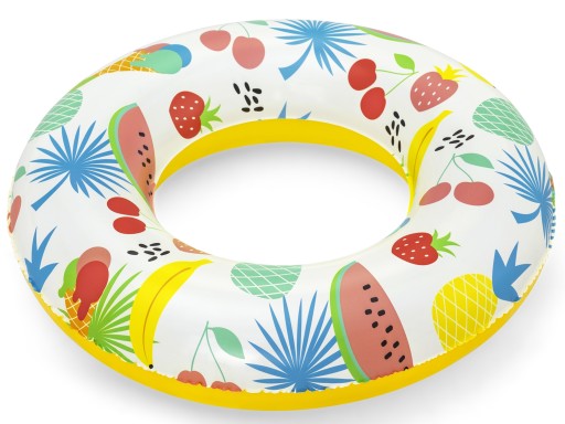 Nafukovací kruh na plávanie Fruit BESTWAY 61cm Vinyl + Bezpečnostný ventil