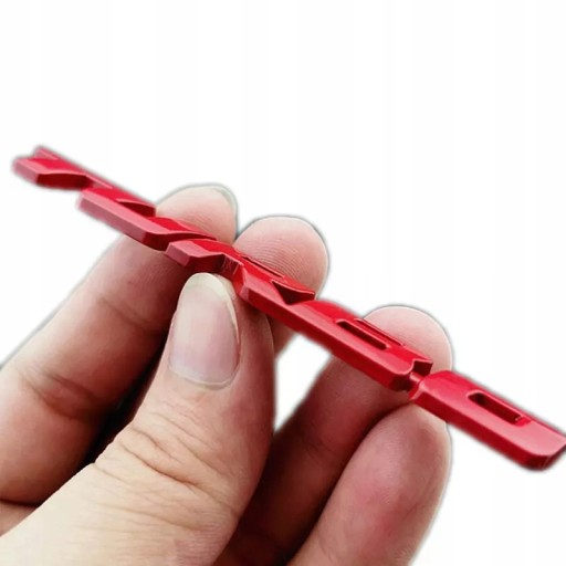 Emblém Turbo, optika turbíny, červený štýl, RED INSTRUCTION Speed Hit