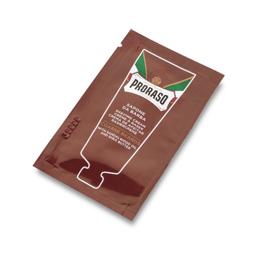 PRORASO KRÉM NA HOLENIE NA TVRDÚ BRADU ČERVENÝ 4ML