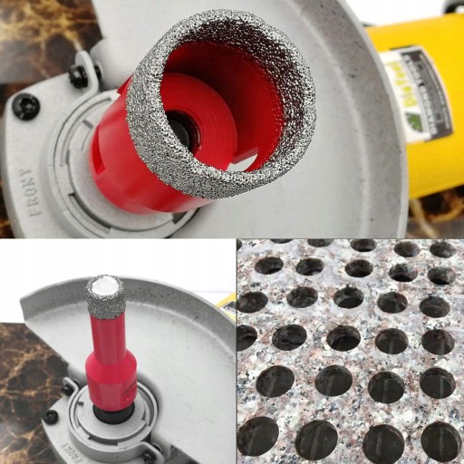 DIAMANTOVÁ OTVOROVÁ PÍLKA KORUNOVÁ VŔTAČKA VŔTAČKA 6 mm PRE BRÚSKY KERAMICKEJ keramiky M14