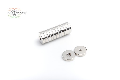 Neodymový prstencový magnet MP 20x(7x3,5)x4 N sada 5 kusov