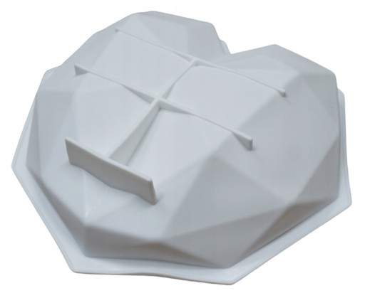 SILIKÓNOVÁ FORMA, 3D SRDCE, VEĽKÁ NA PEČENIE TORT