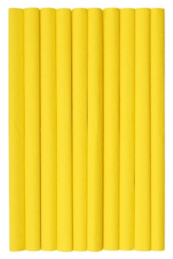 CREATED hodvábny papier 50x200cm žltý, 10 kusov CREATINIO