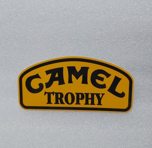 NÁLEPKA S LOGOM CAMEL TROPHY DAKAR RALLYE 12,6 x 6,1 cm