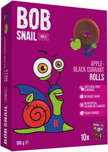 SLIMAJSKÝ BOB SLIMAJSKÝ OVOCNÝ OBAL OBAL JABLKO RÍBEZLE 10 x 10g