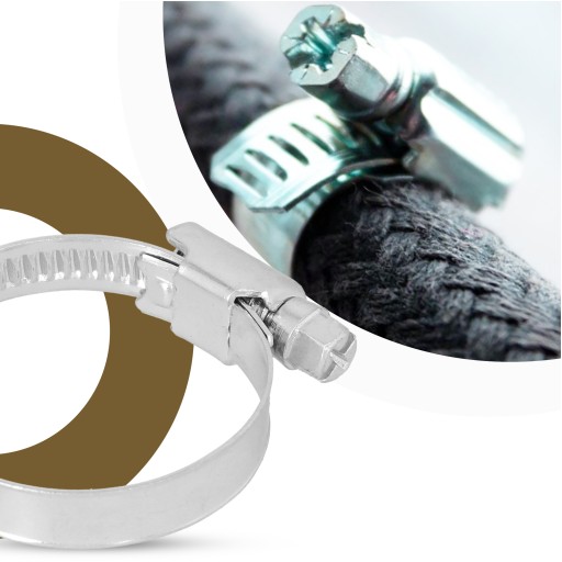 Skrutková svorka CLAMP CLAMP 25-40 mm Kov Oceľ TWISTED Svorka