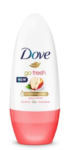 Roll-on antiperspirant Dove 50 ml jablko & biely čaj
