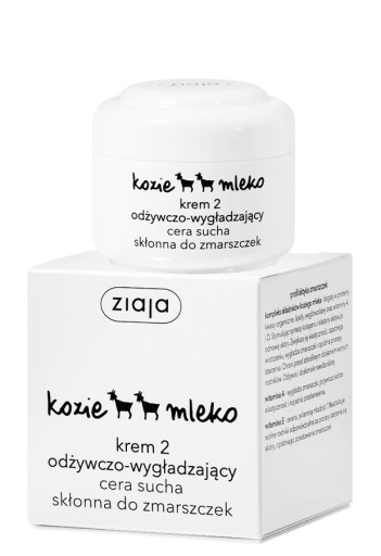 Ziaja krém 2 výživné a vyhladzujúce kozie mlieko