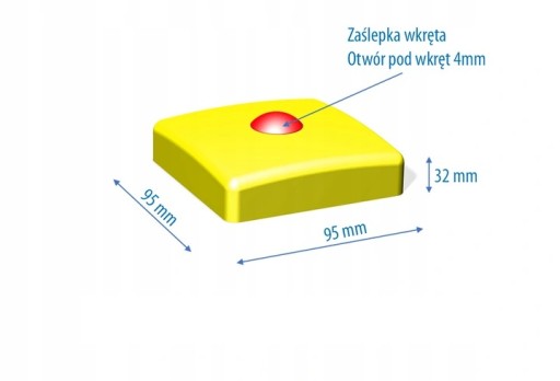KRYT SLNKA NA NOSNÍK 95x95mm na hranoly