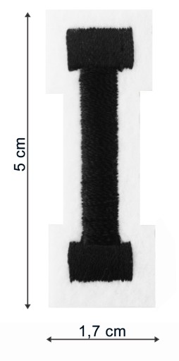TERMO nažehľovačka LIST I Letter Patch