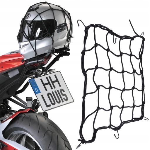 SIEŤ NA BATOŽINU MOTO PRILBA MOTORKA NA MOTOCYKLE PAVÚK