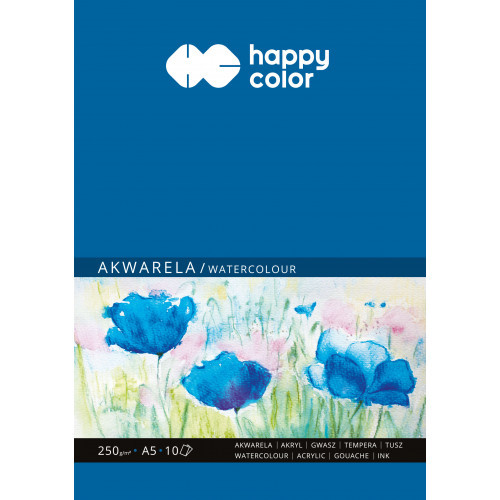 AKVARELOVÝ BLOK A4/10K 250g HAPPY FARBA