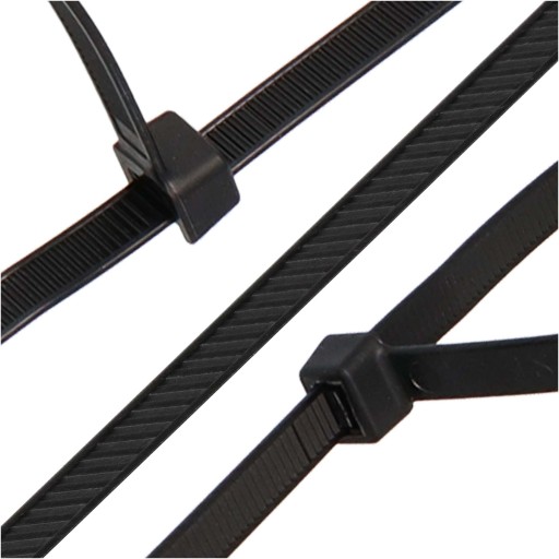 10x sťahovacie pásky Káblové pásky Zipsy 8,8 x 450 mm Silné UV sťahovacie pásky