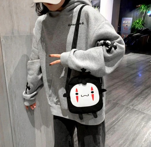 Messenger Bag Peňaženka Face Anime Canvas Cosplay