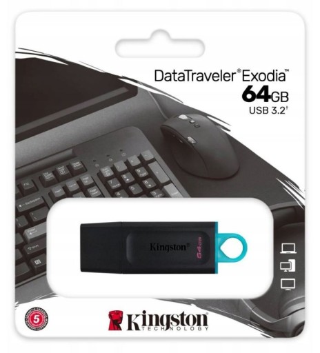 Pevný disk Kingston Data Traveler Exodia 64 GB USB 3.1