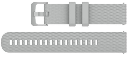 Silikónový remienok 18 mm univerzálny pre teleskopy Smartwatch sivý